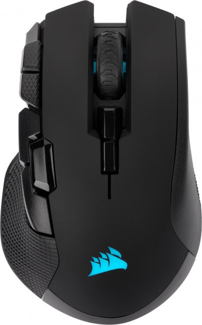 Maus gaming Corsair IRONCLAW RGB Wireless, pa kabllo, ngjyrë e zezë