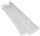 Lidhëse kabllosh plastike Thick, 430mm x 7.6mm, të bardha