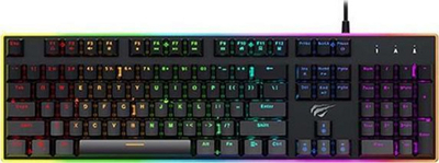 Tastierë Havit KB851L RGB, e zezë