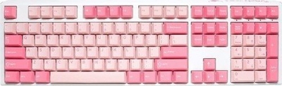 Tastierë gaming Ducky One 3 Gossamer Pink, mekanike MX Black Clear Top, layout US, rozë
