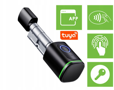 Bllokues dere i zgjuar Mia SL-13-TUYA-70, biometrik, Tuya BLE, i zi
