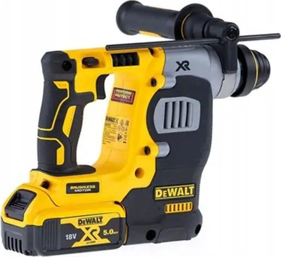 Çekiç-spirale me bateri DeWalt DCH273P2T, 18V XR, brushless, e verdhë e zezë