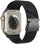 Rrip dore Beline për Apple Watch Oblique Parachute Buckle, 38/40/41mm, najlon, i zi
