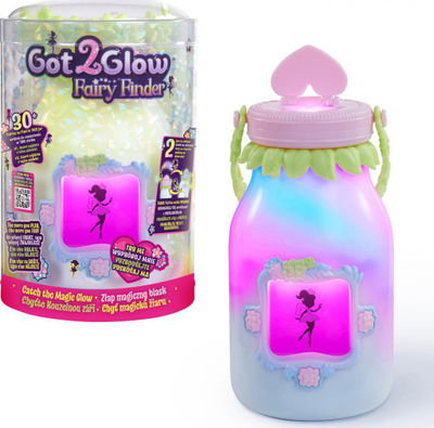 Lodër interaktive Got2Glow Fairy Jar, kavanoz zanash, me drita, rozë