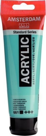 Ngjyrë akrilike Amsterdam Standard Series Turquoise Green, 120ml, jeshile turquoise