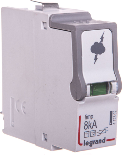 Mbrojtës tensioni Legrand 412302, klasë B C, 8kA, 320V AC