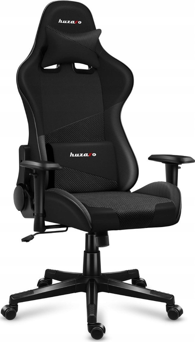 Karrige gaming Huzaro Force 6.2 Carbon, mekanizëm i rregullueshëm, deri 130kg, e zezë