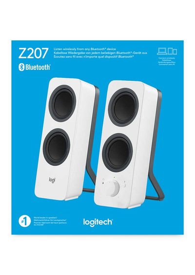 Bokse kompjuteri Logitech Z207, Bluetooth, stereo, të zinj