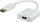 Adapter DisplayPort në HDMI Roline, aktiv, 4K, i bardhë