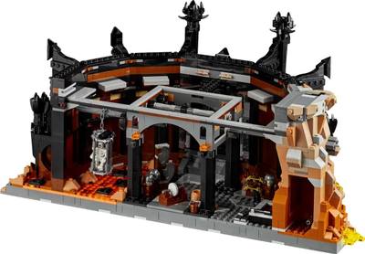 Set ndërtimi LEGO Icons The Lord of the Rings Barad-dur, model koleksionues i detajuar, kulla e zezë