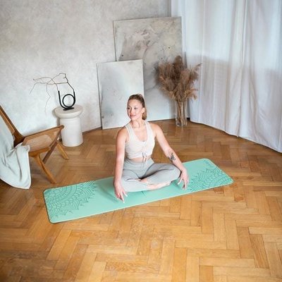 Tapet yoga HMS YM10, TPE, dy shtresa