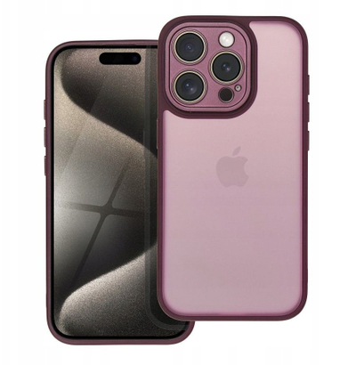 Kapak telefoni OEM VARIETE për iPhone 17 Pro, plastike TPU, Air Purple, lejla