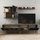 Set mobilie për TV Tronde 180×33.8×48.6 cm (HM9437.02), zezë