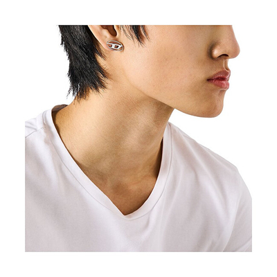 Vathë Diesel Fashion Steel Single Earring DX1502040, 1 copë, i argjendtë