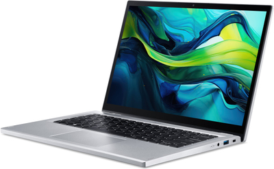 Laptop Acer Aspire Go Spin 14 AGSP14-31PT-338B, 14" Touch, Core 3, 16GB RAM, 512GB SSD, ngjyrë argjendi