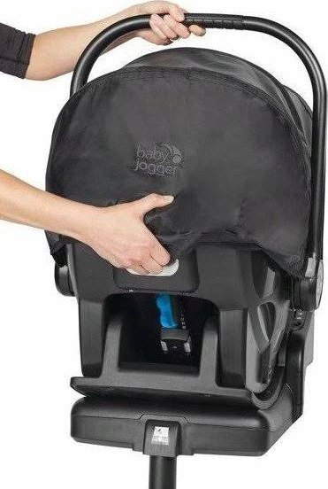 Ulëse makine për bebe Baby Jogger City Go i-Size, 0-13 kg, sistem sigurie 3 pika, e zezë
