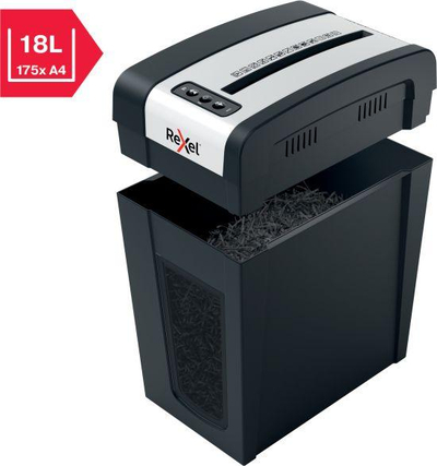 Рексел Секјур MC6 SL машина за сечење документи, P 5, 18L, црна