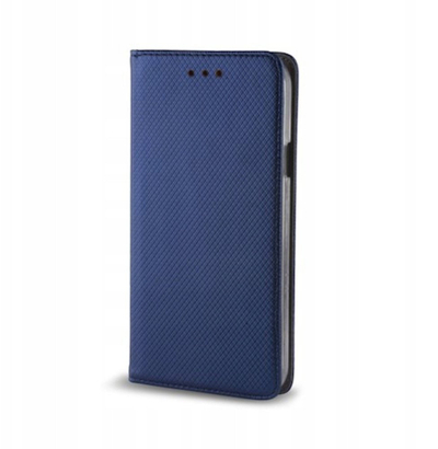 Kapak magnetik për telefon Motorola Moto G15, me kapak ekrani, blu e errët