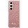 Kapak telefoni Guess Glitter Flakes për Samsung Galaxy Z Fold5, logo metalike, rozë me shkëlqim