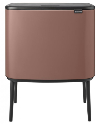 Koshi riciklimi Brabantia Bo Touch Top, 9G, dy ndarje, Satin Taupe