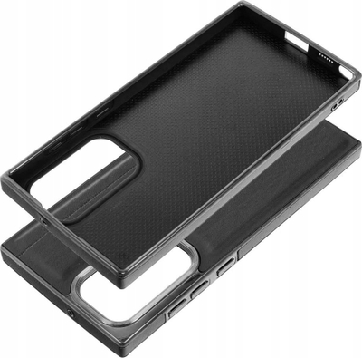 Mbulesë telefoni MILANO Case për Samsung S22 Ultra, me kapak, e zezë