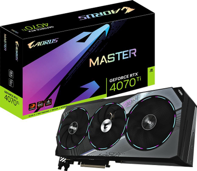 Kartelë grafike Gigabyte Aorus GeForce RTX 4070 Ti Master, 12GB GDDR6X