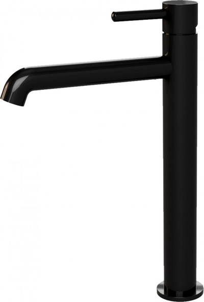 Bateri e lartë lavamani Omnires Y Y1212BL, për lavaman mbi banak, e zezë mat