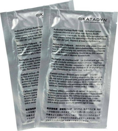 Filtra uji Katadyn Vario Carbon, 2 copë në paketim, për zëvendësim