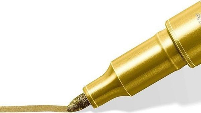 Marker permanent Staedtler 8323-11, metallic ari, majë 1-2 mm
