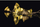Garlandë LED Christmas Golden Bells, 2x AA, dritë e ngrohtë, ngjyrë e artë