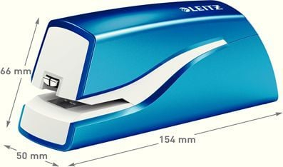 Kapëse elektrike Leitz WOW 10s, 10 fletë, blu