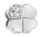 Morellato Drops Charm Cloverleaf од Нерѓосувачки Челик, 1.1 cm