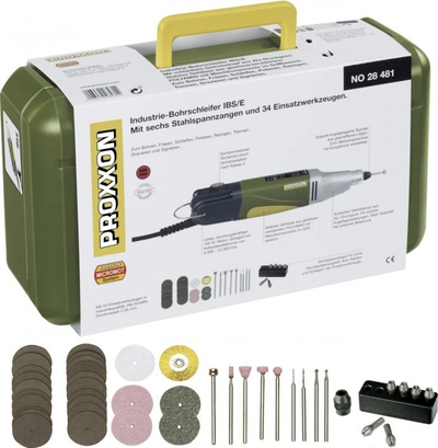 Frezë dhe stërvitje elektrike Proxxon IBS/E PR28481, 100W, 5000-22000 rpm, e gjelbër