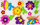 Stickers 3D shkumë FANDY, 3 cm, 10 copë, shumëngjyrëshe