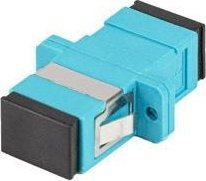 Adapter fibër optike Lanberg SC UPC, MM OM3, simplex, ngjyrë turkeze