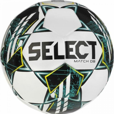 Top futbolli Select Match DB Fifa T26-17746, madhësia 5, i bardhë jeshil