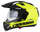 Helmetë moto CASSIDA Tour 2.0 Dual, ECE 22.06, Pinlock ready, e verdhë fluo e zezë mat