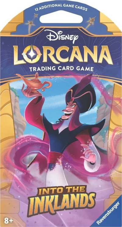 Pako booster me letra Disney Lorcana Into the Inklands, 12 letra, sleeved