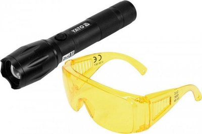 Elektrik dore UV Yato Rechargeable 1W, me bateri të rikarikueshme, me syze mbrojtëse, i zi