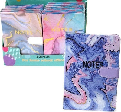 Bllok shënimesh me magnet Adar, 19x13cm, set 12 copë