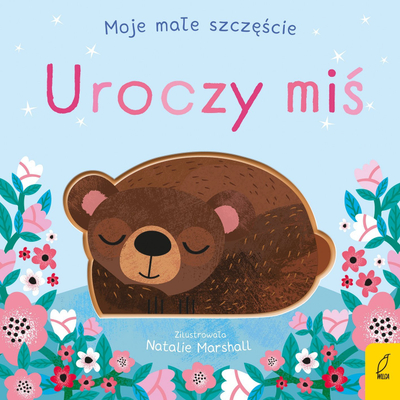 Libër kartoni Wilga My Little Happiness Cute Teddy Bear, për kalamaj, me figura me ngjyra, shumëngjyrëshe