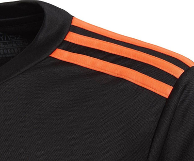 Bluzë portieri për kalamaj adidas Squadra 21 GK9806, me mëngë t’gjata, AeroReady, portokalli me të zezë