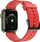 Rrip dore Hurtel Watch Strap Y për Apple Watch 41 40 38mm, TPU, i kuq