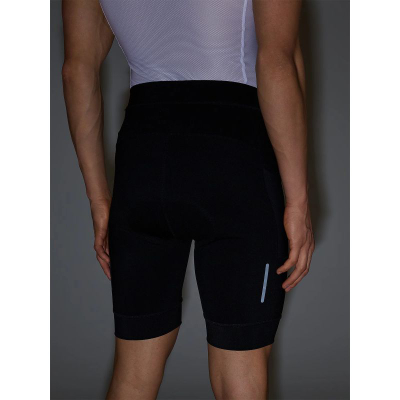 Pantallona çiklizmi për burra 4F SHORT TIGHTS FNK M030 me xhel nga brenda, me xhep anësor, të zeza
