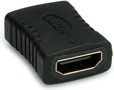 Përshtatës HDMI në HDMI Roline 12.03.3151, audio video, i zi