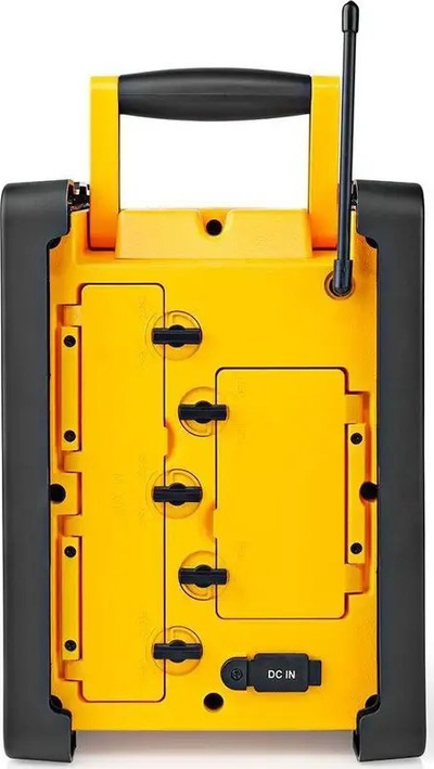 Radio pune Nedis RDFM3100YW, FM Bluetooth, 5W, e verdhë e zezë