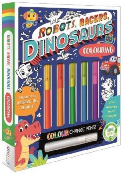 Robots Racers Dinosaurs Colouring - Igloo