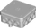 Kuti hermetike elektrike Elettrocanali EC411C3, 75 x 75 x 35mm, IP55, gri