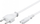 Kabllo rryme Manhattan Power Cable, C7 figure eight, 1.8m, e bardhë