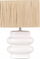 Lampë tavoline Beliani Judy, qeramike, 42 cm, e bardhë